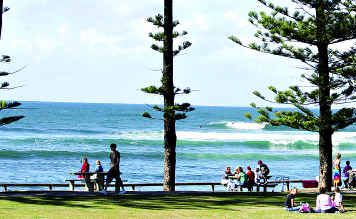 Moffat Beach. Moffat Beach.